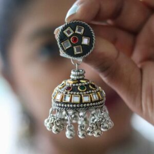 Beaded Dome shaped Jhumka