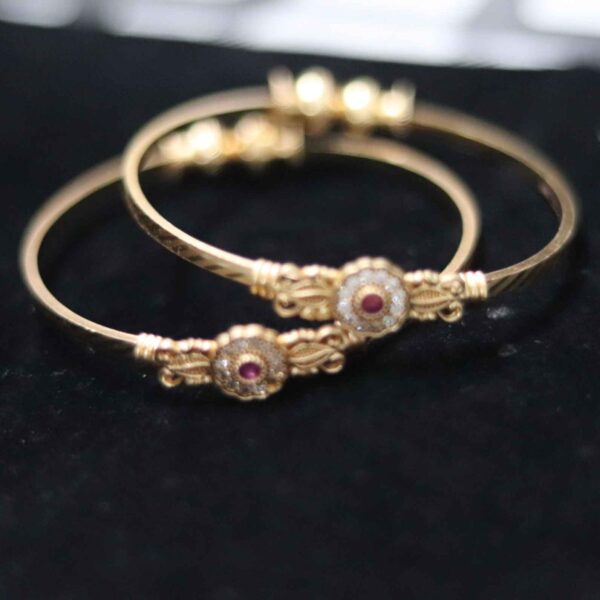 Golden Ball Kada Bangles