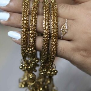 Golden Jhumka Bangles