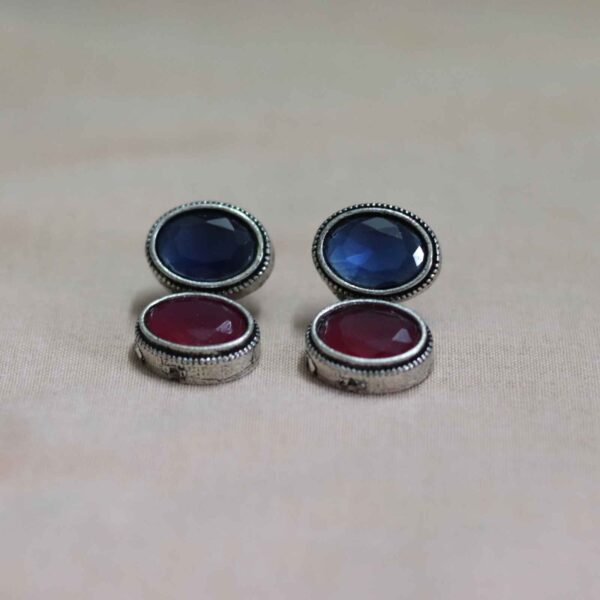 Multicolor Gem Stone Choker set - Image 3