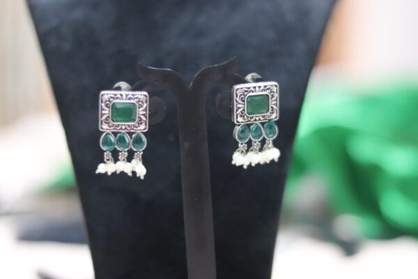 Phuljadi Oxidised Statement neckpiece set - Image 17