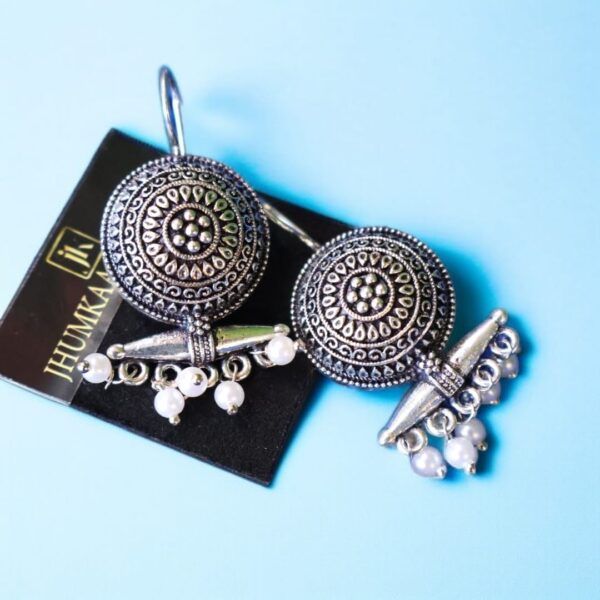 Fish Hook Round Jhumka