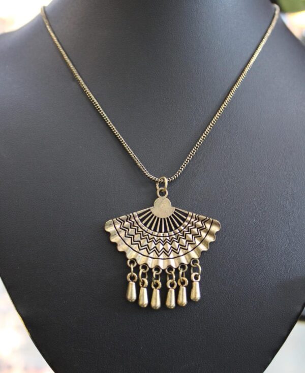 Golden long pendant - Image 2