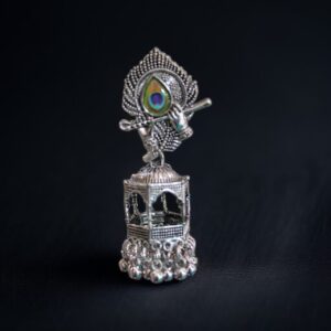 Krishna flute jhumki