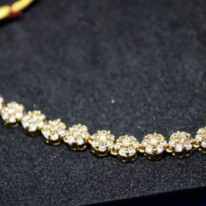 AD stone flower neckpiece set