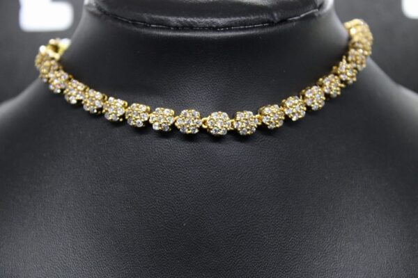 AD stone flower neckpiece set - Image 3