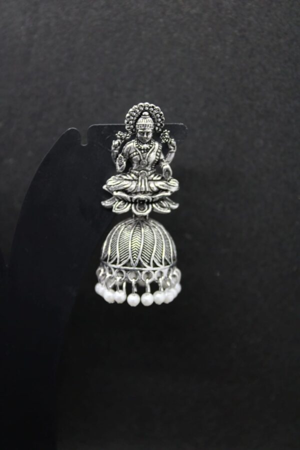 lakshmi lotus jhumka - Image 3