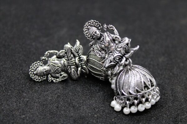 lakshmi lotus jhumka