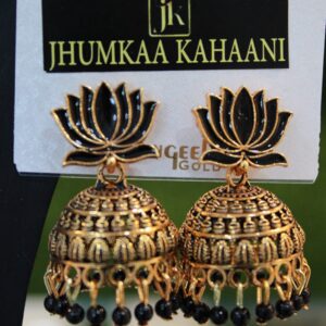 lotus earring gold 2