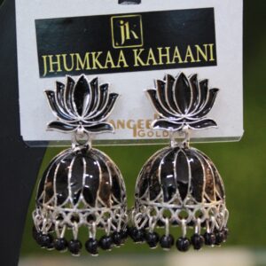 lotus earring silver 4