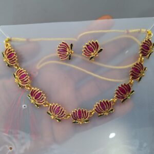 lotus necklace set 3