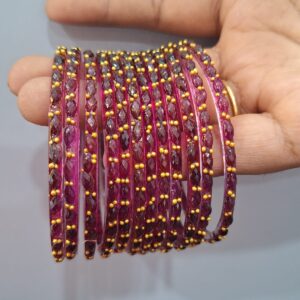 raindrop bangles wine red
