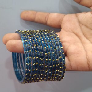 raindrop bangles navy blue