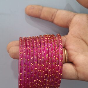 raindrop bangles pink