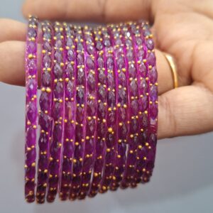 raindrop bangles purple